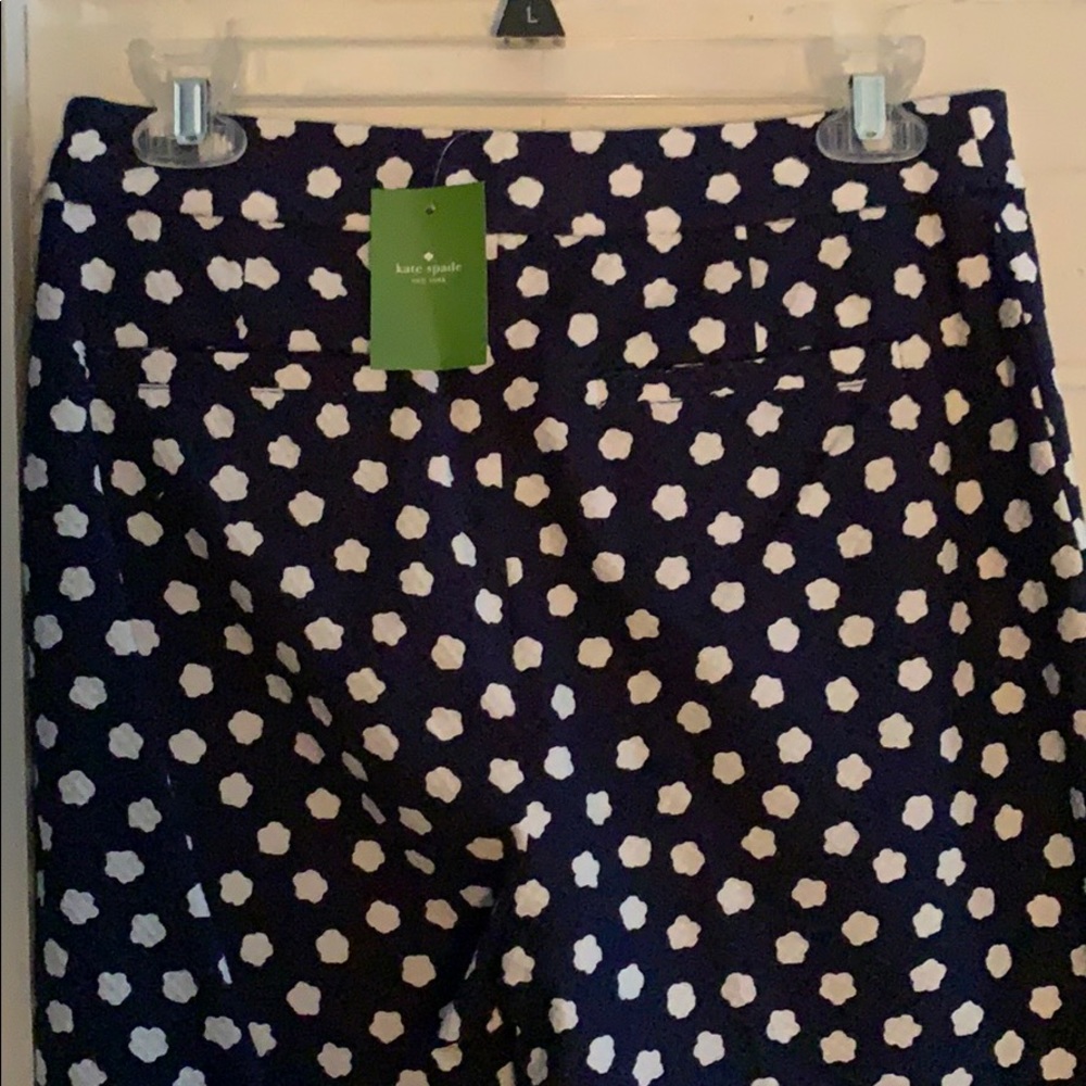 NEW Kate Spade Cloud Dot Jacquard Pant Size 4 - Picture 5 of 8